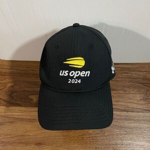 US Open 2024 Zone Cap Hat Strapback Under Armour UA Tennis Black Chubb